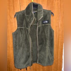 The North Face Forest Green Fleece Vest